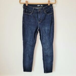 Old Navy Rockstar High Rise Super Skinny Jeans Dark Wash Women’s 8